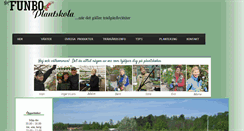 Desktop Screenshot of funboplantskola.se